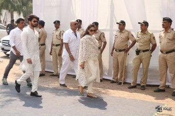 Celebs Condolence To Sridevi At Mumbai